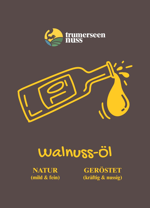Kaltgepresstes Walnussöl aus dem Salzburger Seenland – naturbelassen und unfiltriert - Trumerseen Nuss